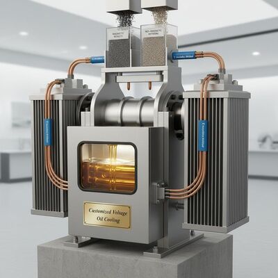 เครื่องแยกไฟฟ้าแม่เหล็กแบบดัดแปลงแบบดัดแปลง โดยใช้วิธีลดน้ํามันและ E Insulation Method ให้ผลการแยกแม่เหล็ก