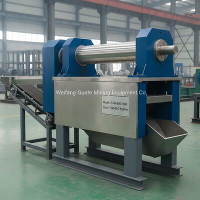 600-1600mm รอลเลอร์ความยาว เครื่องแยกแม่เหล็ก 1200mm X 800mm X 1500mm นําเสนอโดย Weifang Guote Mining Equipment Co