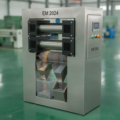 150 Kg EM 2024 เครื่องแยกไฟฟ้าแม่เหล็ก เครื่องแยกแม่เหล็กสําหรับการกําจัดสารปนเปื้อนโลหะในสายการผลิต