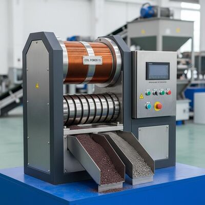 เครื่องแยกแม่เหล็กแห้งที่มีความแรงของโค้ล 11 เหมาะสําหรับการแยกแม่เหล็กในเหมืองแร่และการแปรรูปวัสดุ