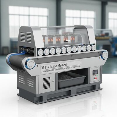 วิธีการหุ้มฉนวนแบบ E เครื่องแยกด้วยแม่เหล็กไฟฟ้าที่ใช้แม่เหล็ก 44 ตัว ออกแบบมาเพื่อการแยกด้วยแม่เหล็กและอุตสาหกรรม